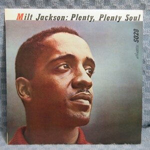 VA331●ATL-5028/ミルト・ジャクソンの芸術「Milt Jackson：Plenty,plenty Soul」ペラジャケLP(アナログ盤)