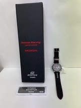 CASIO EDIFICE　エディフィス　20周年記念　限定品　Honda Racing ソーラー腕時計　EFS-560HR-1AJR_画像1