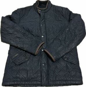 barbour バブアー キルティングジャケット 古着 パイピング