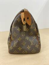 ★【R503 / ジャンク品】　『 Louis Vuitton / ルイヴィトン スピーディ25 モノグラム 』　 ★_画像4