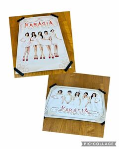 未使用 ポスター B2サイズ KARA KARASIA ケース付き K-pop韓流