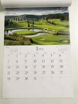 ☆2024年・令和6年版　壁掛カレンダー☆　世界のゴルフコース　World Golf Course_画像2