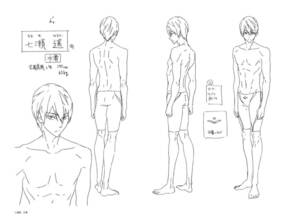 108枚 　設定資料集　Free! フリー 　/ 検: 　アニメスタッフ用制作素材　settei