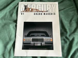 USA　フォード　1991マーキュリー　カタログ