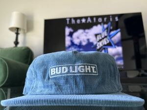 USA 企業 Bud Light バドライト　BEER キャップ　ブルー