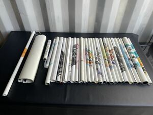 中古品☆ポスター アニメ ゲーム グッズ タペストリー 同梱不可 まとめ売り 中身未確認 大量セット 壁紙 現状品 当時物 ⑤