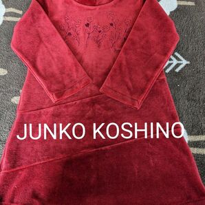 激レア！！【JUNKO KOSHINO】レトロ風ワンピース　レッド　95cm-105cm