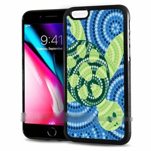 iPhone 15 iPhone 15 Pro アボリジナル アート 亀 カメ スマホケース アートケース スマートフォン カバー