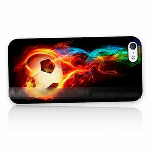 iPhone 15 Pro Max iPhone 15 Plus サッカーボール 炎 スマホケース アートケース スマートフォン カバー