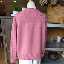 新品同様　レリアン　ピンク　セーター　カシミヤ　100% 　ニット　13号　大きいサイズ 　長袖_画像4