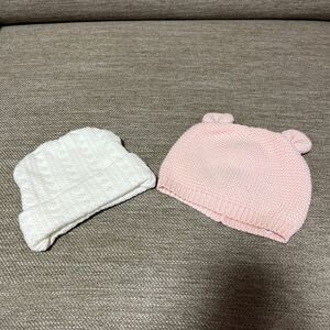 赤ちゃん　ニット帽　2個セット　baby GAP アカチャン本舗