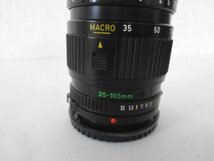 AN23-590 Canon キヤノン レンズ LENS FD 35-105mm F 1:3.5 ズーム 一眼レフ カメラ ケース付き 使用感あり_画像2