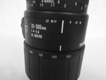 M231028-2-8 SIGMA シグマ レンズ 70-300mm 1:4-5.6 DL MACRO φ58mm ペンタックス用 一眼レフ カメラ_画像4