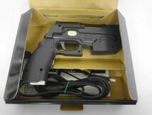 PS2 23-035 ソニー sony プレイステーション2 PS2 プレステ2 ガンコン2 銃型 コントローラー ソフト セット ナムコ GUN CON 動作確認済_画像2