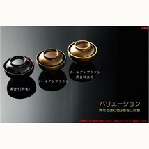 国産仏具【山中塗り漆器・トレー付仏膳セット：一葉（いちよう）ゴールデンブラウン 渕金仕上げ　7点セット】送料無料_画像6