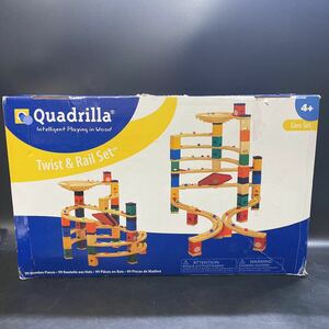 現状品 ボーネルンド クアドリラ ツイスト&レールセット Quadrilla twist&Rail set 木製玩具 知育玩具 中古 稀少