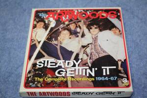 The Artwoods ① Steady Gettin' It - The Complete Recordings 1964 - 67 ★ 3枚組紙ジャケ輸入盤クラムシェルBox Set ★ 中古品