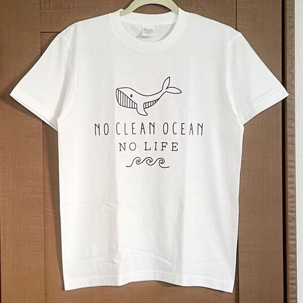 Tシャツ クジラ メンズ レディース ジュニア かわいい おもしろ 鯨 ティシャツ 白 ホワイト 半袖 Tee