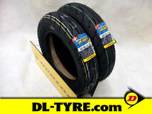 #2[前後セット] DUNLOP D307 90/90-10 100/90-10 [アドレスV125]_画像1