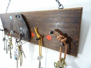  бесплатная доставка старый материал . бонбон часы. колокольчик . сделал мужчина передний . ключ крюк для поиска = SEIKOSHA/Meiji/ стена украшение / аксессуары крюк / вешалка крюк #2
