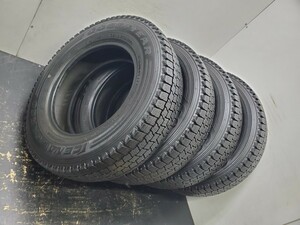 165/80R14 91/90N LT スタッドレス 冬タイヤ 4本 グッドイヤー ナビカーゴ バリ溝 深溝 送料無料 T2180