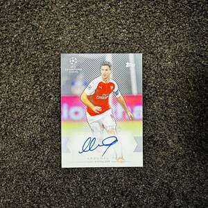 2016 Topps UEFA Champions League Showcase ミケル・アルテタ Auto 直筆サインカード Mikel Arteta アーセナル サッカー