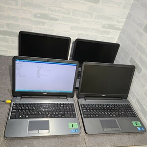 【現状品】管1V268 DELL LATITUDE 3540 CPU core i5-4310U i5-4200U Bios起動OK HDD無し、メモリー 4GB、バッテリー有り、4台セット 