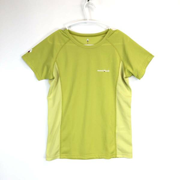 モンベル mont-bell クールT Women's 1114456 半袖速乾Tシャツ グリーン系 Sサイズ