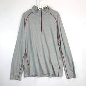  Cloudveil Cloudveil long sleeve half Zip shirt gray series XXL size cotton poly- 