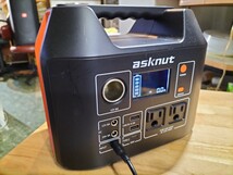 ポータブル電源 大容量 ASKNUT R300 純正正弦波 ジャンク2個まとめて！_画像2