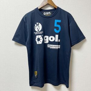 gol ゴル 半袖Tシャツ プラクティスシャツ Sサイズ ネイビー ポリエステル