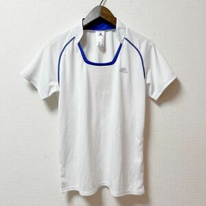 【新品】adidas アディダス レディース 半袖Tシャツ プラクティスシャツ Lサイズ ホワイト ポリエステル