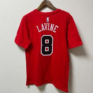 NIKE ナイキ シカゴブルズ LAVINE ザック ラビーン #8 半袖 Tシャツ 160〜170サイズ コットン バスケット NBA