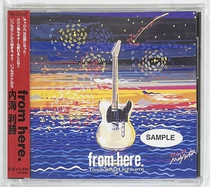 M5414◆内海利勝◆from here(1CD)帯付き日本盤/CAROL/キャロル