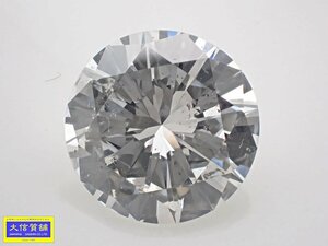 ダイヤモンドルース 3.106ct Hカラー SI-2クラリティ GOODカット 蛍光性NONE 新品同様品 【送料無料】 C-8953