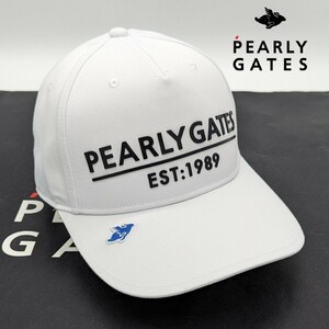 ★新品正規品最新 PEARLYGATES/パーリーゲイツ定番ポリエステル ツイルキャップ (UNISEX) 男女兼用