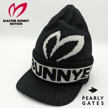 ★新品正規品 PEARLYGATES/ マスターバニー3WAYニットキャップ (UNISEX)　日本製_画像1