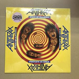■ Anthrax - State Of Euphoria【LP】91004-1 アメリカ盤 アンスラックス