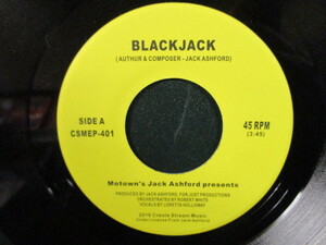 ★FUNK☆ Motown's Jack Ashford Presents ： Blackjack 7'' / 45s　c/w Las Vegas Strut // ブラックムービーよりカット / 5点で送料無料