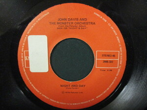 John Davis ： Night And Day 7'' / 45s ★ 70's Disco ディスコ ☆ c/w I Get A Kick // 5点で送料無料