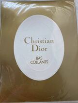 【新品】Christian Dior マチ付き 黒 パンティストッキング ネットパンスト 網タイツ つま先ネーム入り_画像2