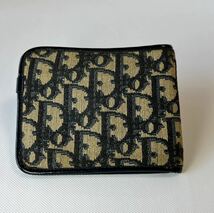 Christian Dior クリスチャンディオール 折り財布 トロッター キャンバス×レザー 【中古品】_画像2