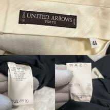 極美品 UNITED ARROWS TOKYO ユナイテッドアローズ トウキョウ スーツ セットアップ シングル 2ボタン 2B センターベント 黒 ブラック_画像10