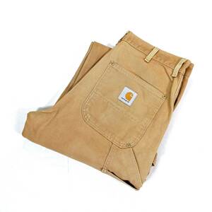 1990'S カーハート CARHARTT ダック生地 ダブルニーペインターパンツ size33X32 (ビンテージ USA アメリカ ベスト デトロイト アクティブ