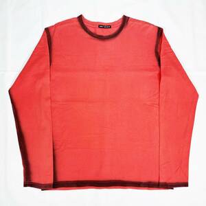 2000'S イッセイミヤケ ISSEY MIYAKE 黒タグ ペイント加工 長袖Tシャツ size2 (ビンテージ アーカイブ 90s BAO BAO PLANTATION FINAL HOME