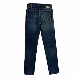 【00's】Levis リーバイス 606 デニムパンツ 日本製 ヒゲ落ち ハチノス インディゴブルー W29 黒カン／青ジーンズの画像2