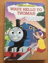 【ＵＳＥＤ】英語のしかけ絵本★Thomas★ トーマス　知育　子供児童書 「WAVE HELLO TO THOMAS!」_画像1