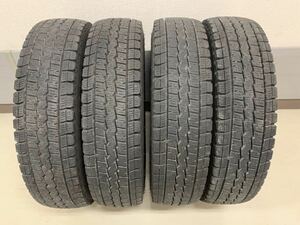 DUNLOP WINTERMAXX SV01 145R12 6PR 中古4本 スタッドレス ウインターマックス ダンロップ 軽バン