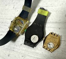 ■ SWATCH まとめ売り ■ swatch スウォッチ 時計 腕時計 メンズ レディース AG1991/AG1992/AG1995 3点セット 不動 ジャンク品_画像8