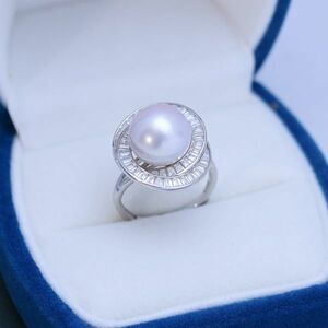リング 真珠指輪 真珠アクセサリ 天然真珠 淡水真珠 本真珠 誕生日プレゼント 新型 女性 フリーサイズ 上質真珠 パーティー 新品 zz62